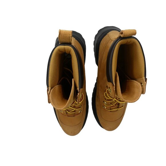 AUTHENTIC Timberland Leather Sky Wheat Nubuck 6in Lace Up Platform Boots - Picture 5 of 9